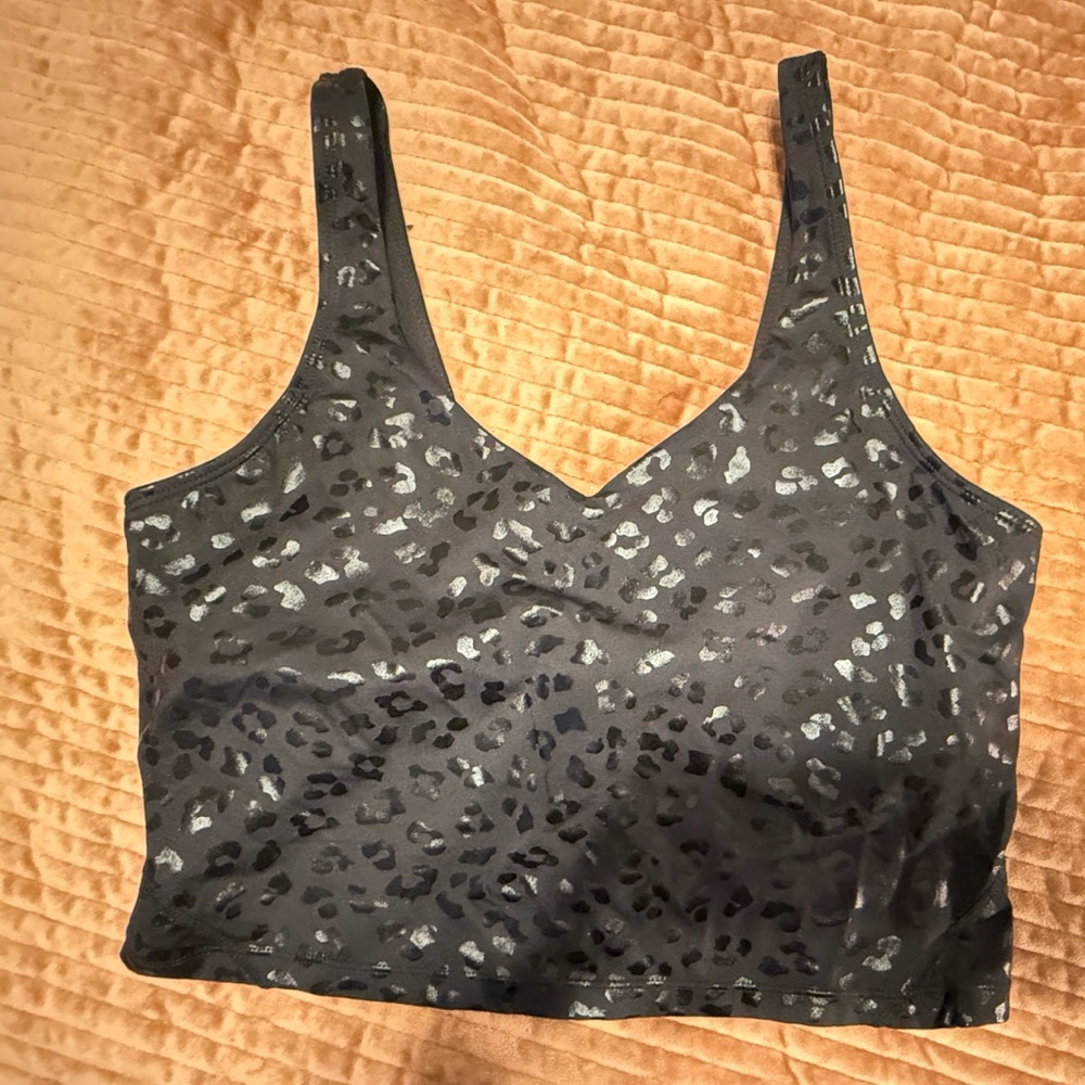 90 Degree By Reflex Black Leopard Sports Bra